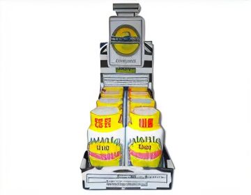 Display of packaged Uno card games.